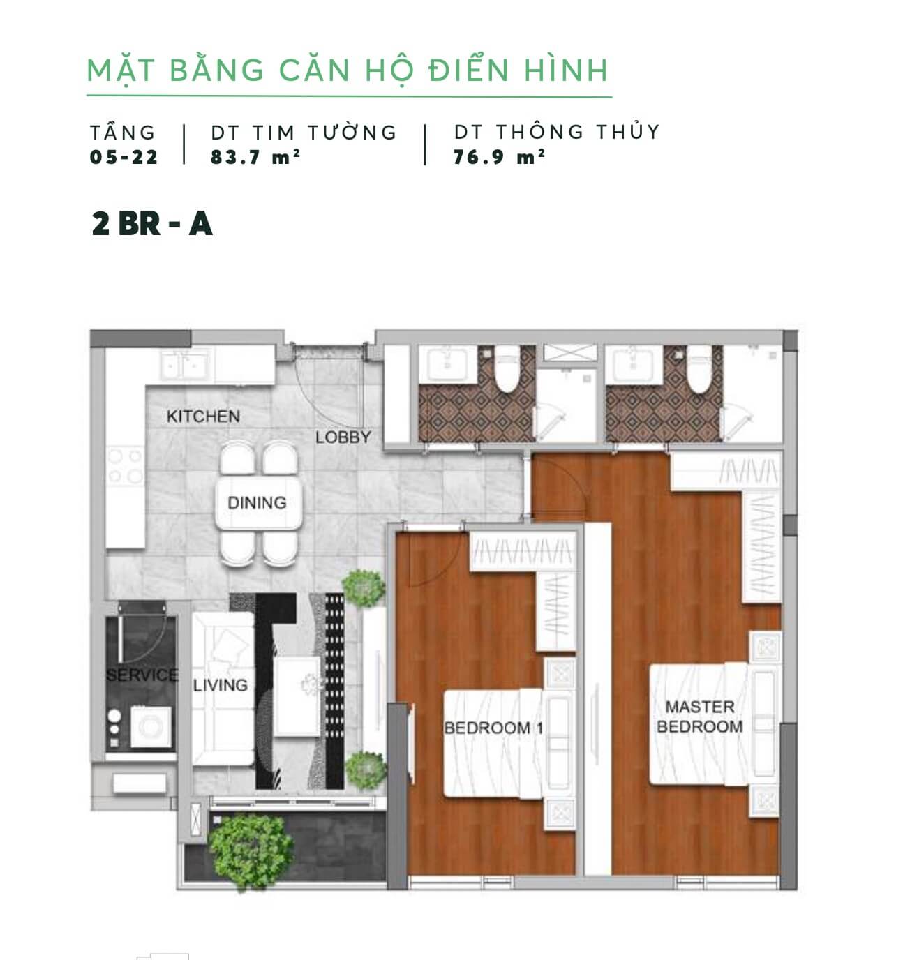 Mat Bang Can Ho Dien Hinh 13